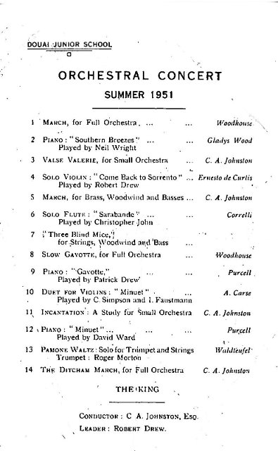 Concert Programme