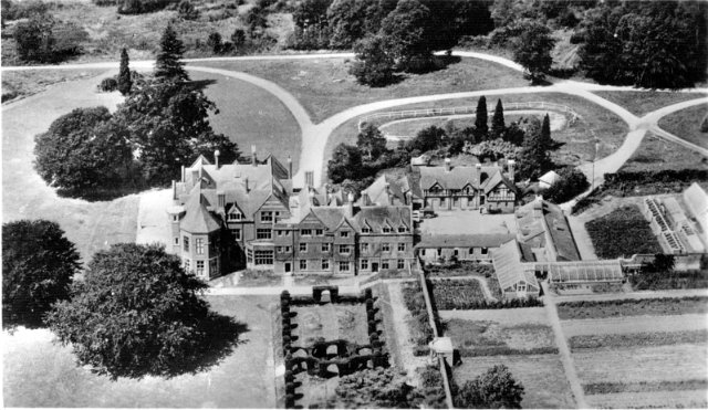 Ditcham Park from the air
