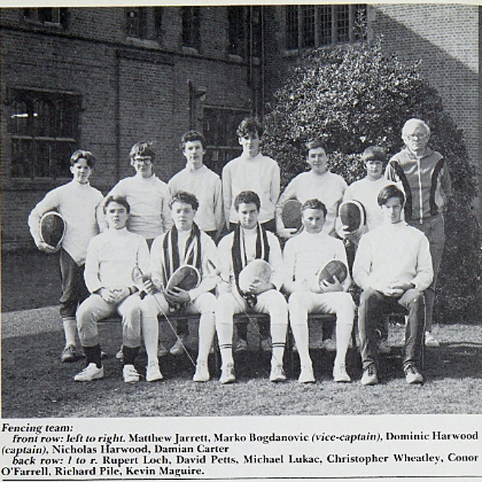 Fencing Team 1984