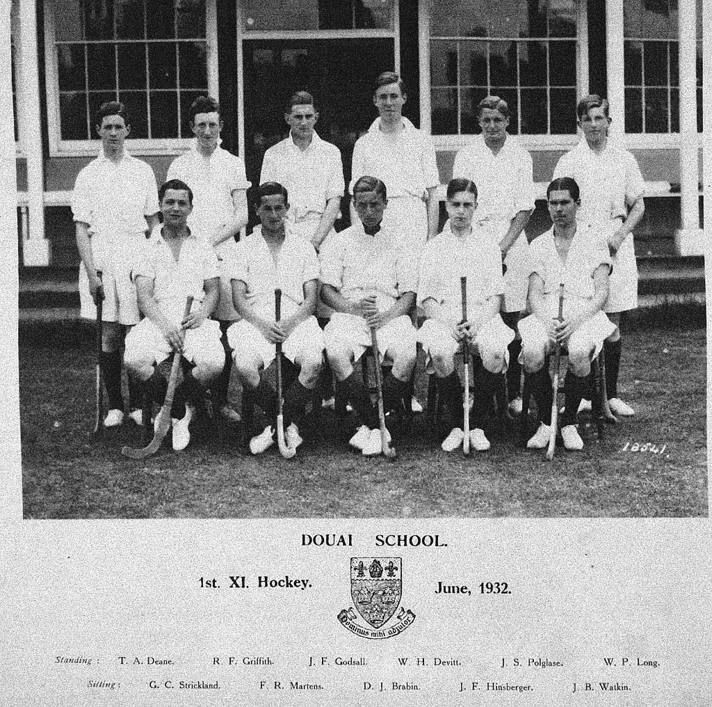 First XI Hockey 1932 - Captain D Brabin