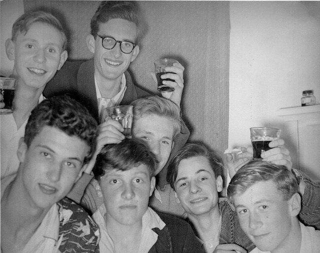 Party in a prefects Study - Wearing, Butler, Sullivan, Aubrey, Dobson, Metten & Mckenzie