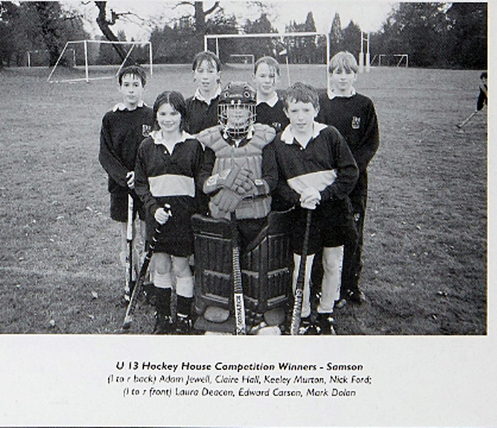 U13 Samson House Hockey Team 1998