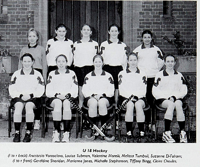 Under 18 Hockey 1998
